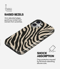 Load image into Gallery viewer, Zebra Luxe Glossy Armoured Case

