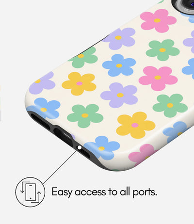 Color Pop Florals Glossy Armoured Case