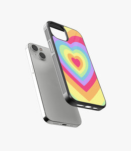 Y2K Rainbow Glass Case