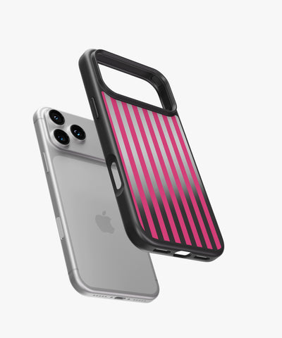Barbie Stripe Luxe Mirror Phone Case