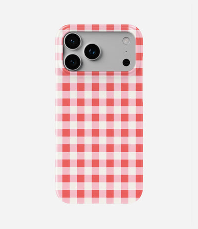 Sunday Gingham SnapFit Matte Case
