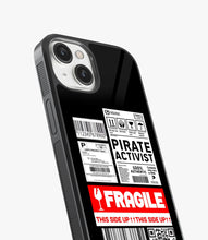 Load image into Gallery viewer, Fragile Pirate Activist Glass Case
