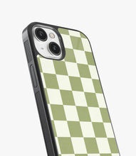 Load image into Gallery viewer, Sage Check Glass Case

