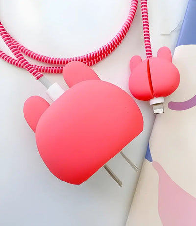 Kawaii Cartoon Charger Case & Cable Protector (18W/20W)