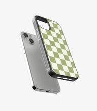 Load image into Gallery viewer, Sage Check Glass Case
