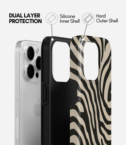 Zebra Luxe Glossy Armoured Case