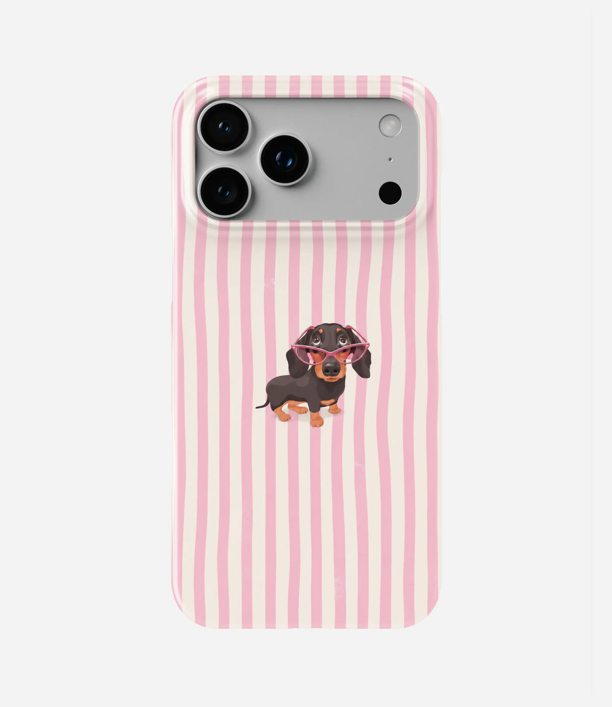Doxie in Pink Glasses SnapFit Matte Case