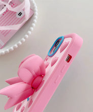 Load image into Gallery viewer, Pastel Cute Bow Soft Silicone Phone Case
