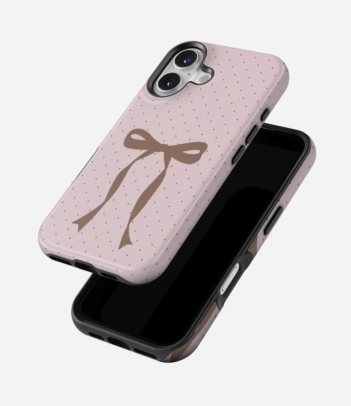 Coquette Bow Dot Glossy Armoured Case
