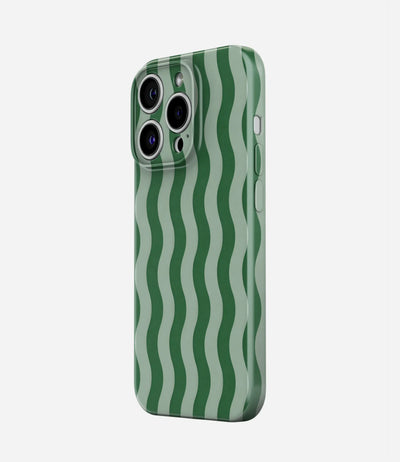 Matcha Wave Glossy Hard Case