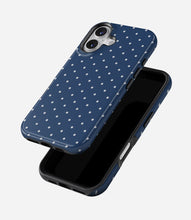 Load image into Gallery viewer, Dot Navy Glossy Armoured Case
