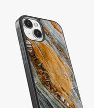 Load image into Gallery viewer, Grey/Golden Marble Glass Case
