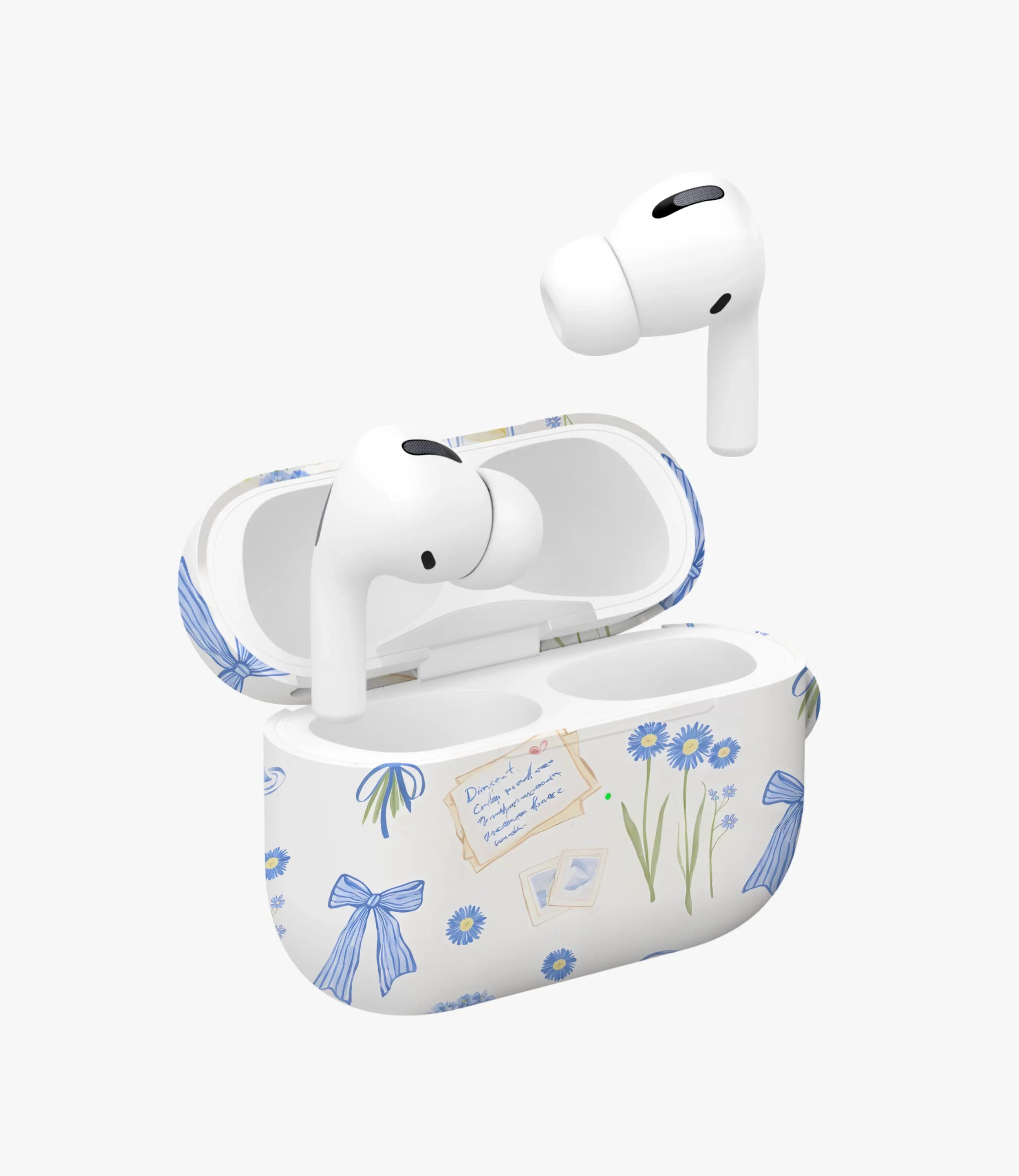 Champagne & Bows Glossy Airpod Case