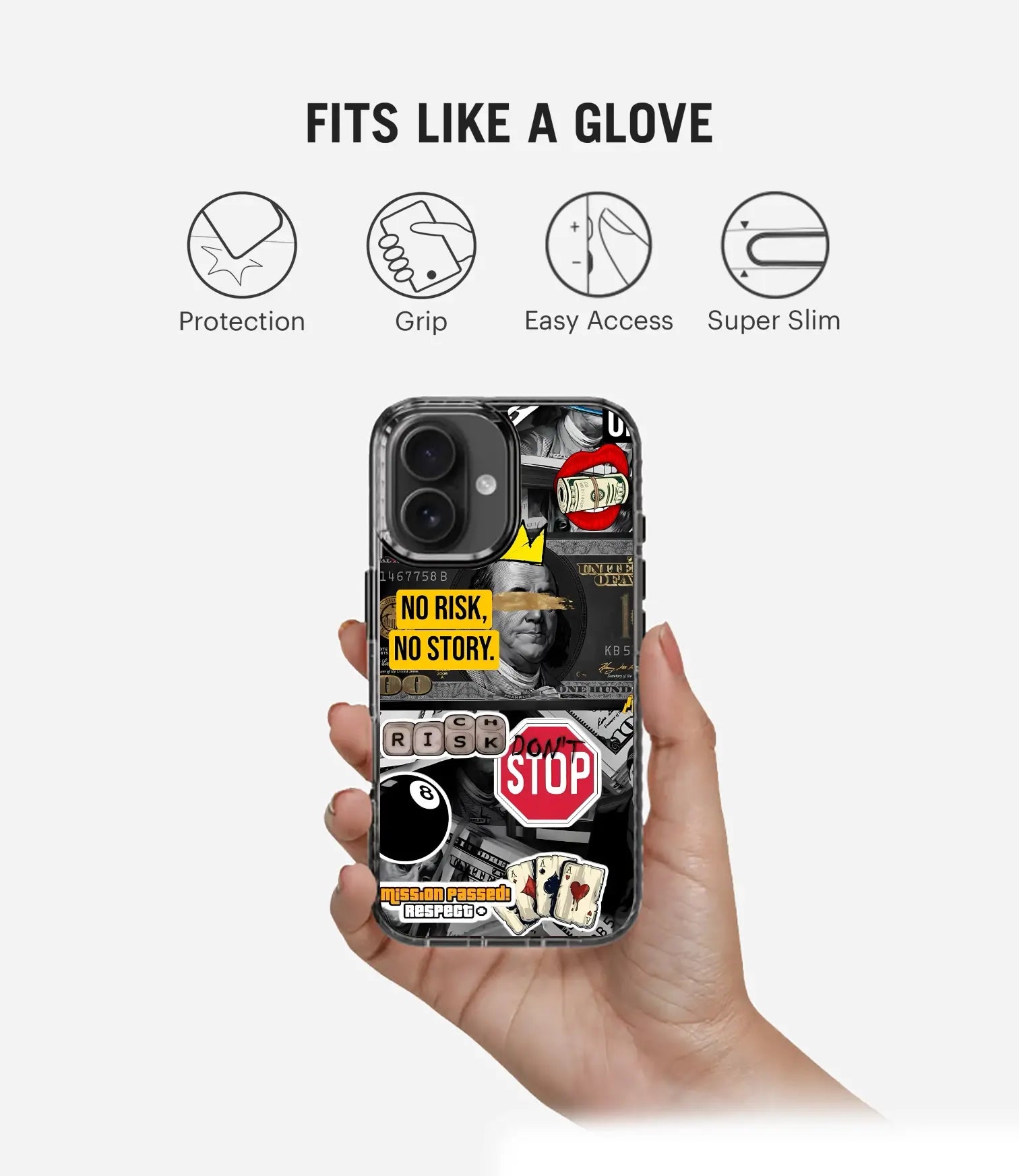 No Risk No Story Stride 2.0 Phone Case