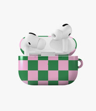 Load image into Gallery viewer, Minty Checkmate Glossy Airpod Case
