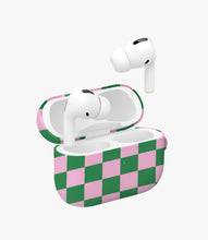 Load image into Gallery viewer, Minty Checkmate Glossy Airpod Case
