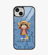 Luffy Art Glass Phone Case