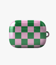 Load image into Gallery viewer, Minty Checkmate Glossy Airpod Case
