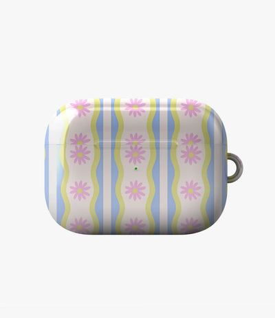 Daisy Waves Glossy Airpod Case