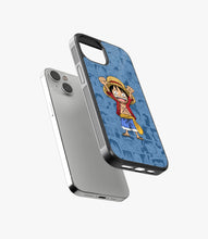 Load image into Gallery viewer, Luffy Art Glass Phone Case
