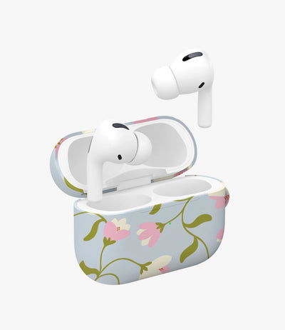 Blush Bloom Sky Glossy Airpod Case