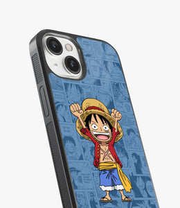 Luffy Art Glass Phone Case