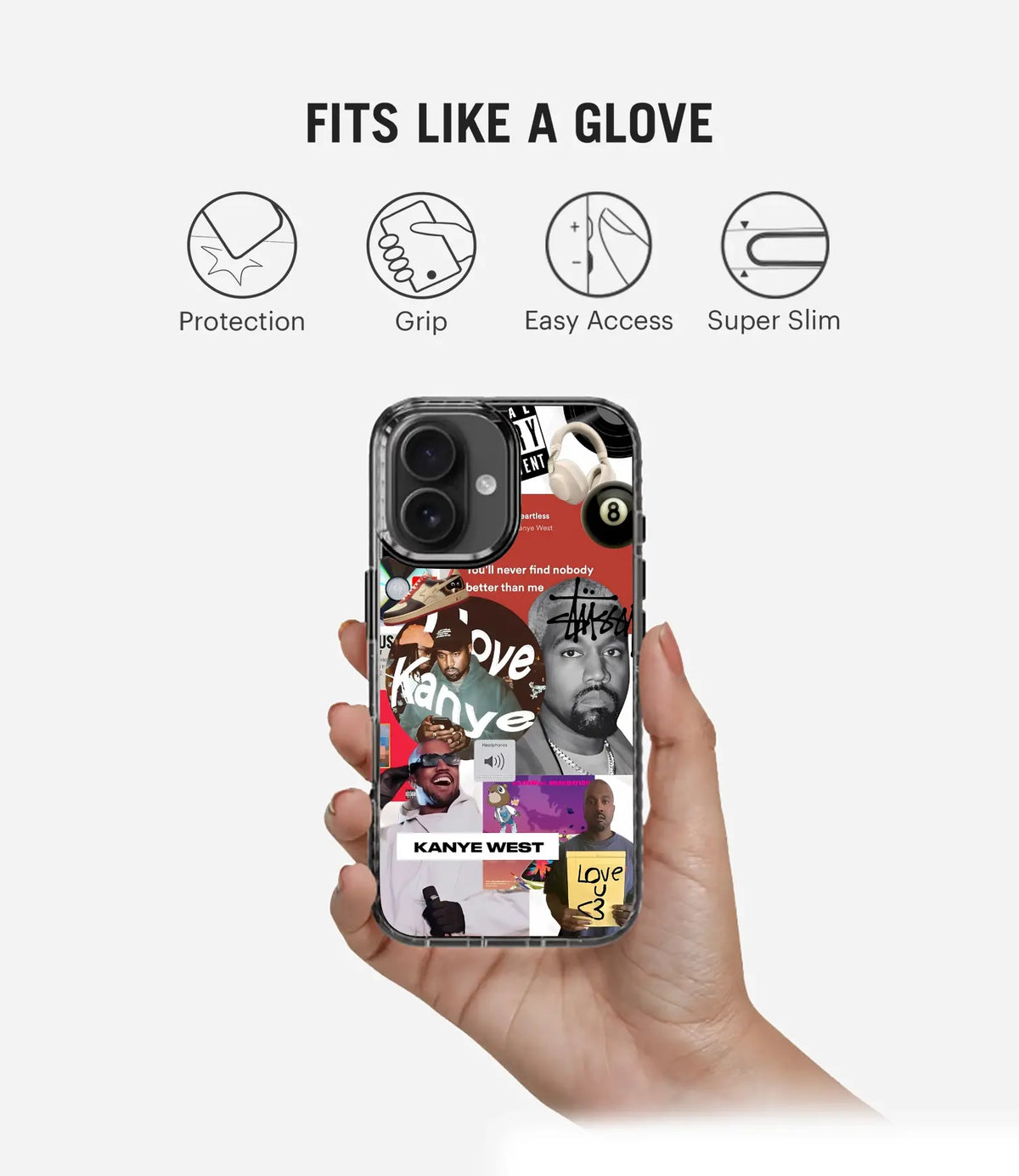 Heartless Mood Kanye Stride 2.0 Phone Case