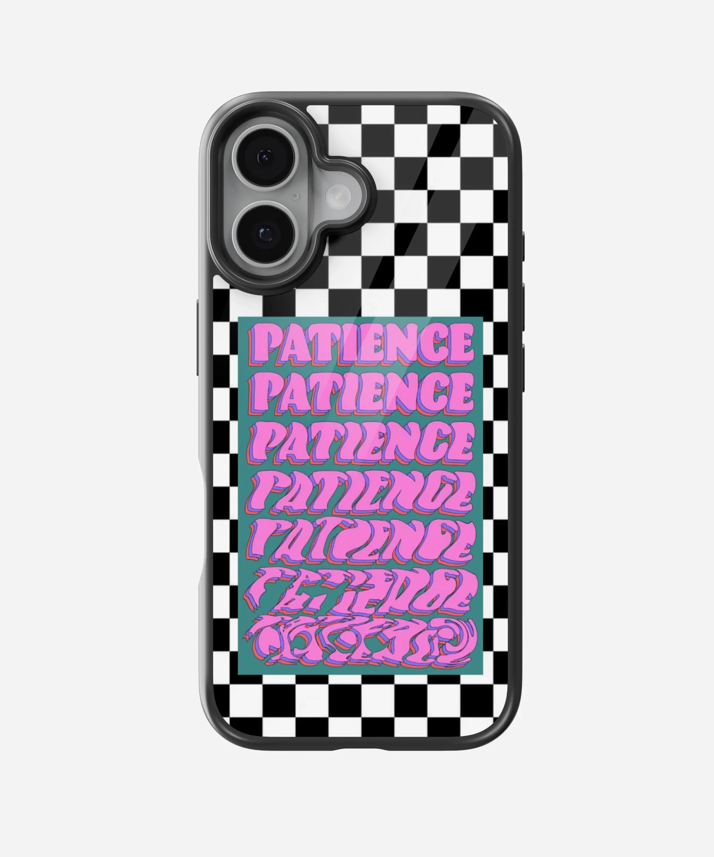 Melting Patience Checkered Glass Case