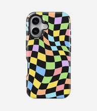 Load image into Gallery viewer, Candy Wave Check Glossy Armoured Case
