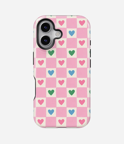 Love Grid Glossy Armoured Case