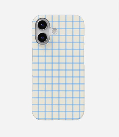 Sunday Blue Grid Hard Case
