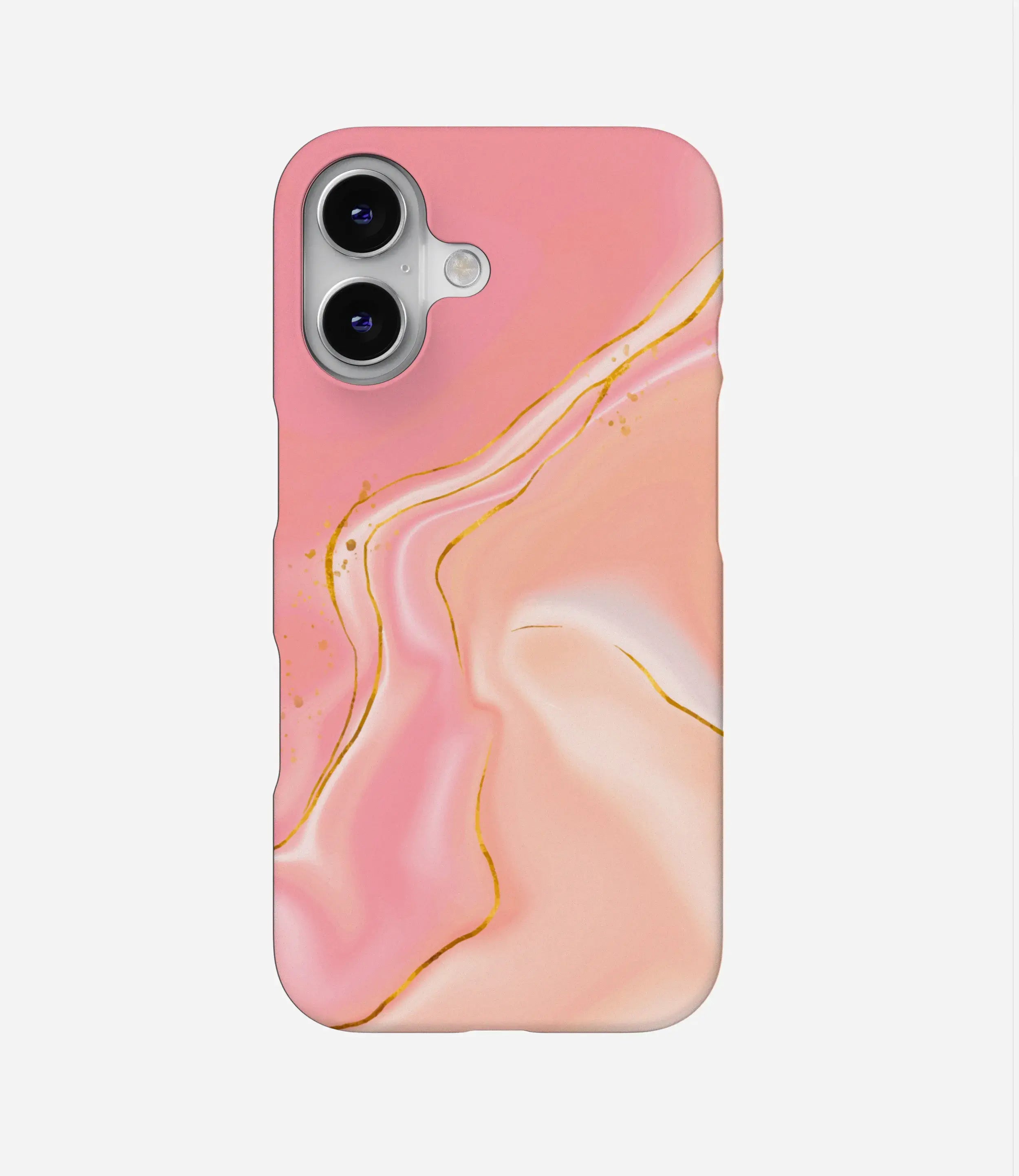 Careys Pink Marble Print Case