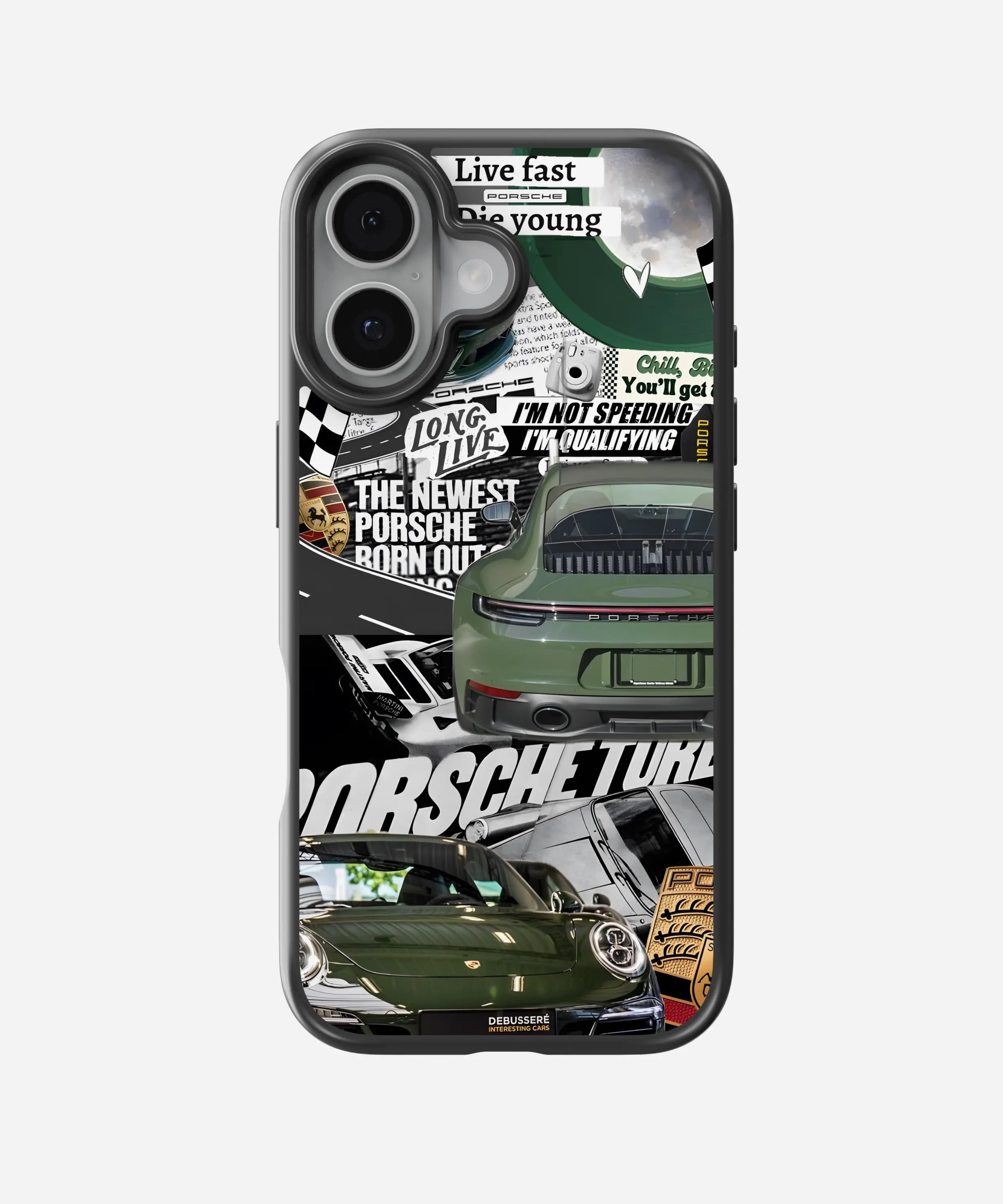 Long Live Porsche (Green) Hybrid Matte Case