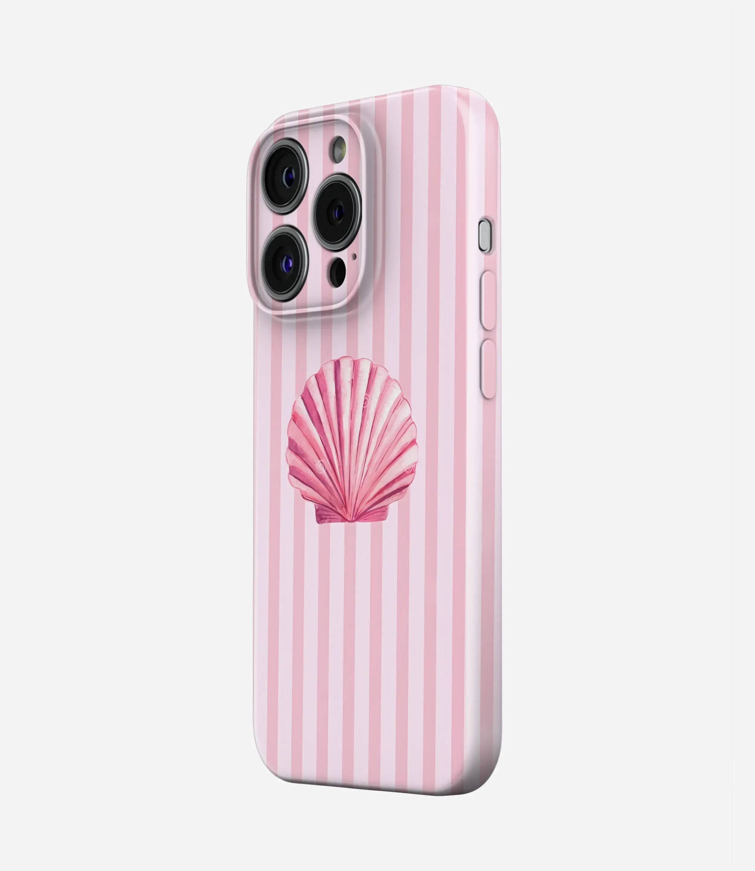 Pink Pearl Seashell Glossy Hard Case