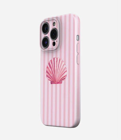 Pink Pearl Seashell Glossy Hard Case