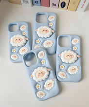 Load image into Gallery viewer, Fluffy Sheep Soft Silicone Phone Case
