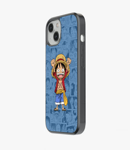 Luffy Art Glass Phone Case