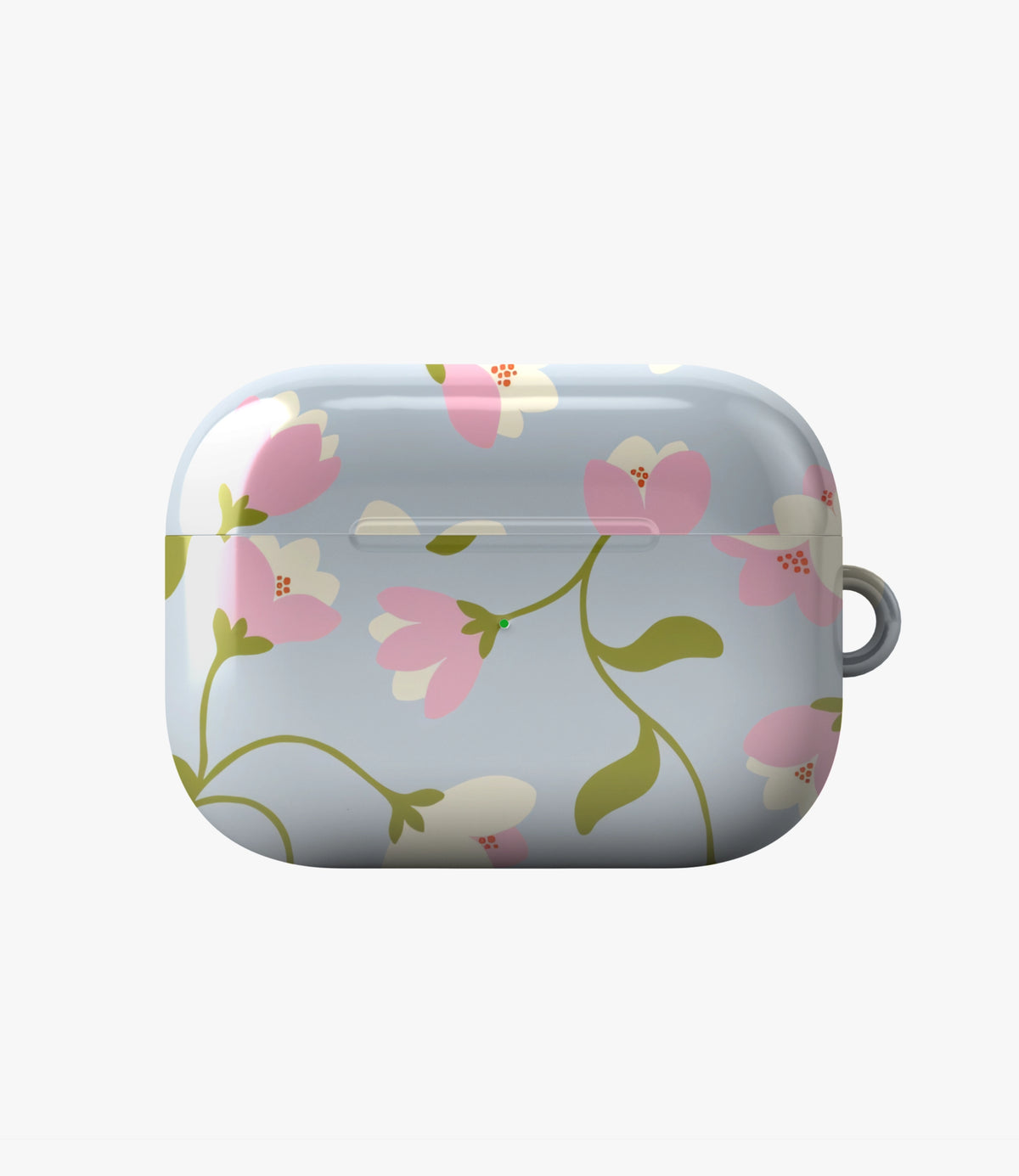 Blush Bloom Sky Glossy Airpod Case