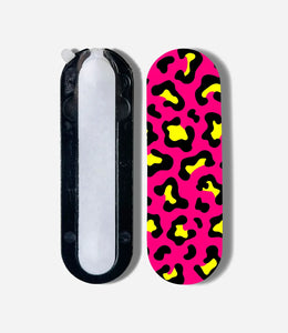 Bright Pink Leopard Pop Slider