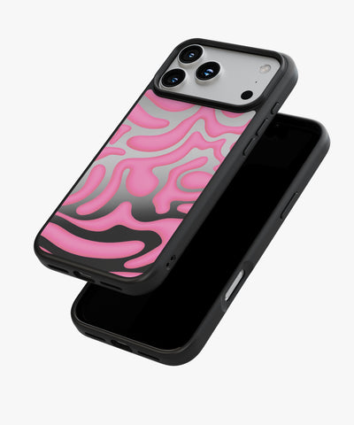 Bubblegum Liquid Flow Luxe Mirror Phone Case