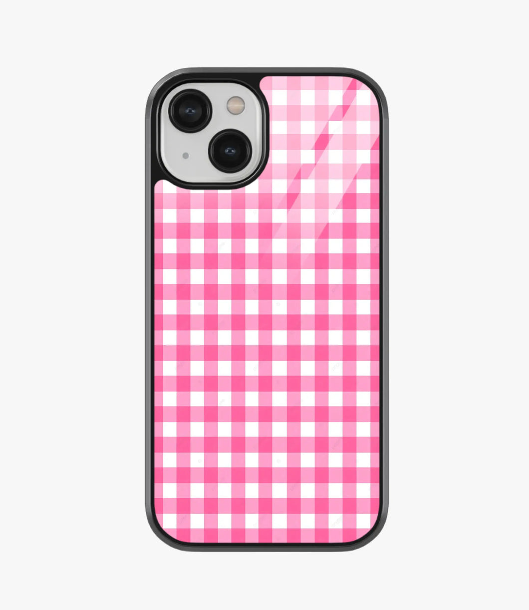 Candy Check Glass Case