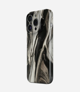 Obsidian Marble Glossy Hard Case