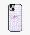 Glam Gingham Glass Case
