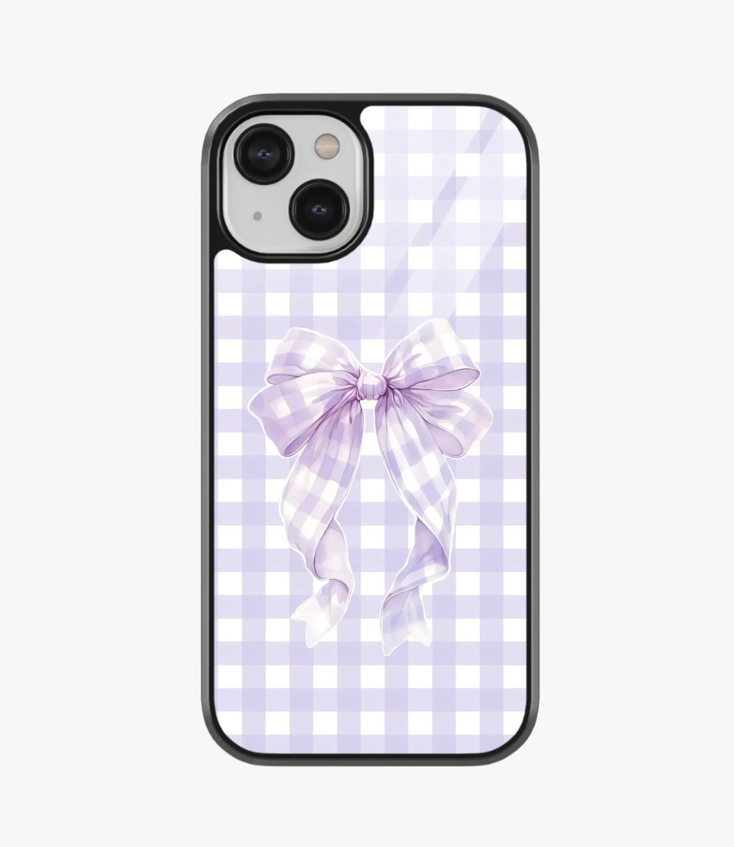 Glam Gingham Glass Case