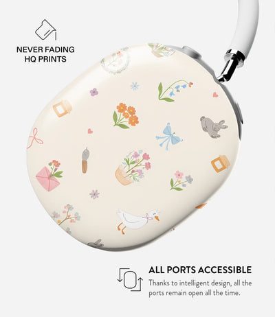 Cottage Garden Club Glossy Airpods Max Case