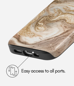 Golden Glaze Glossy Armoured Case