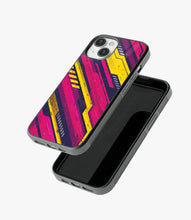Load image into Gallery viewer, Abstract Fuel Frenzy Pattern Glass Case
