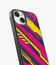 Load image into Gallery viewer, Abstract Fuel Frenzy Pattern Glass Case

