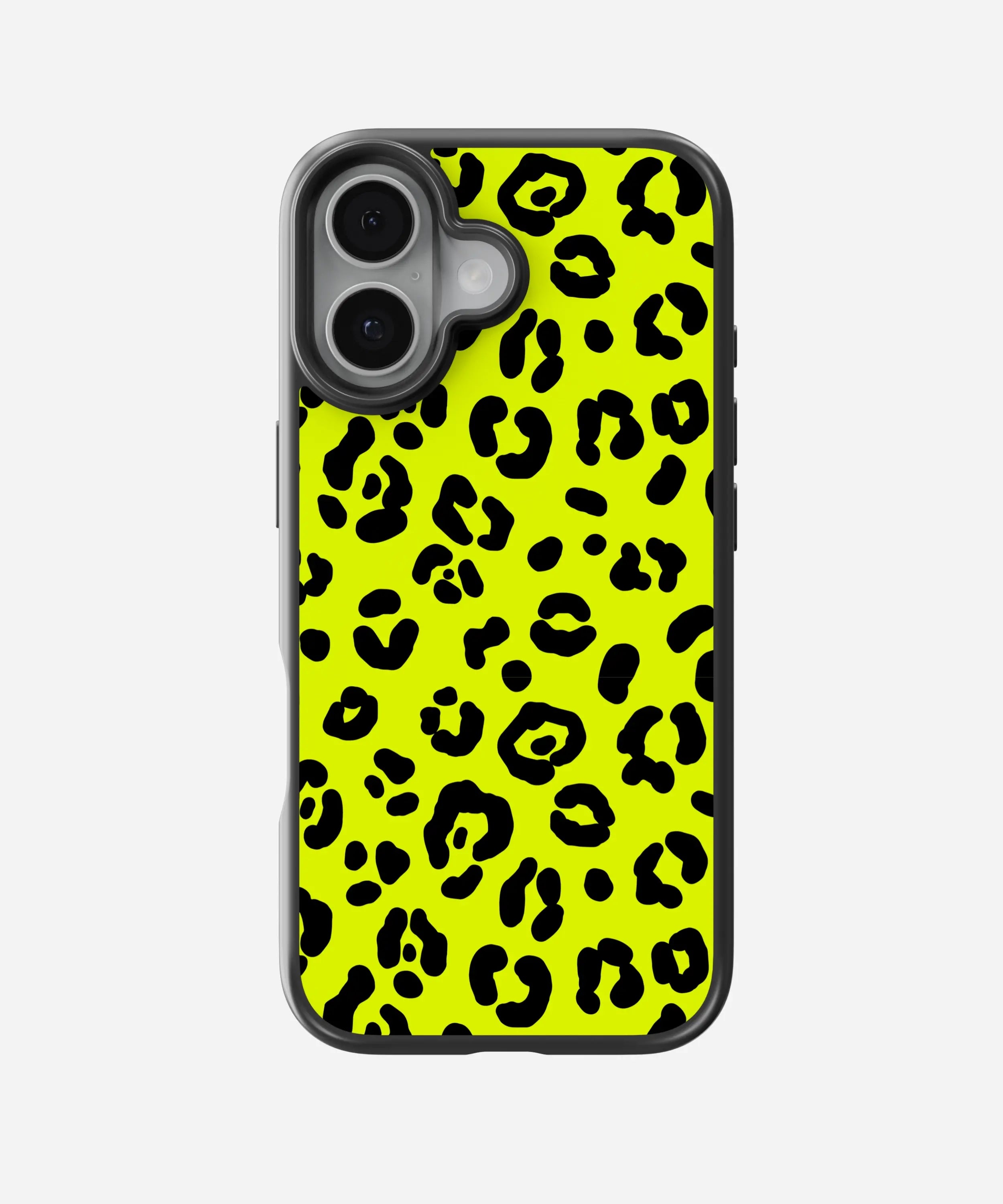 Neon Leopard Print Hybrid Matte Case