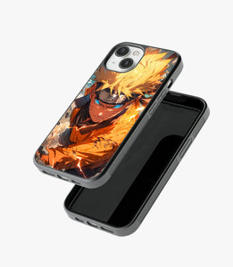 Angry Naruto Glass Phone Case